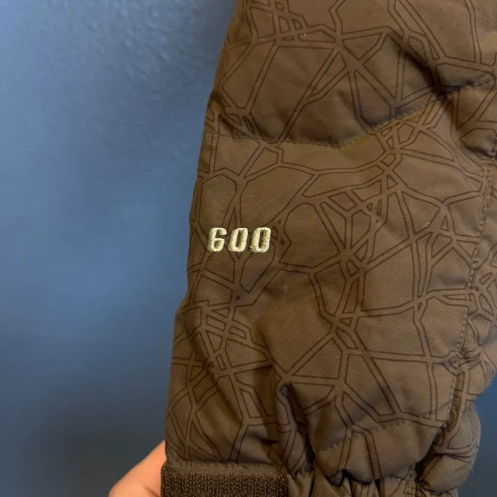 The North Face M men’s brown ski jacket RECCO PRODIGY 600 Goose down insulated